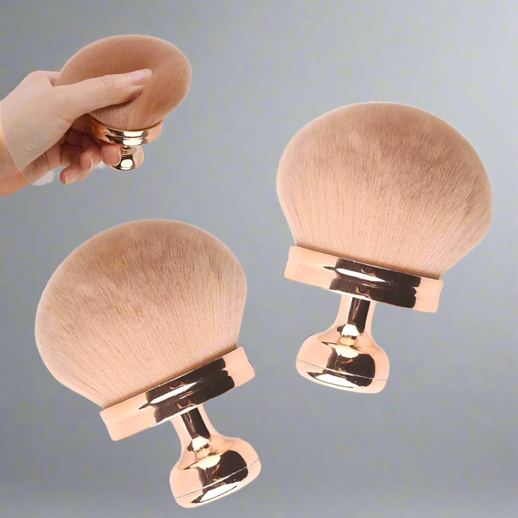 Rose Gold Radiance Makeup Brush