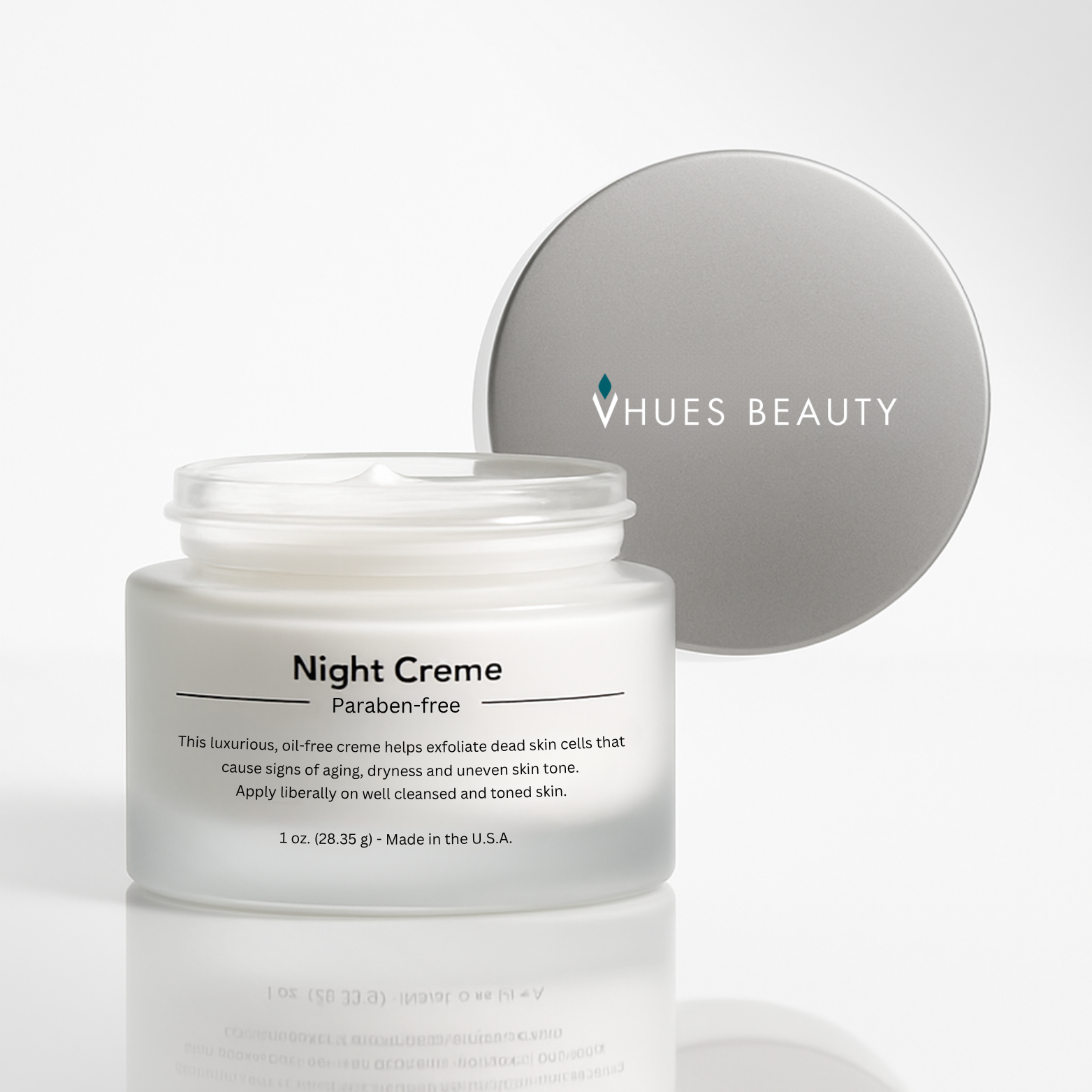 Night Renewal Crème · Glycolic + Retinyl Palmitate
