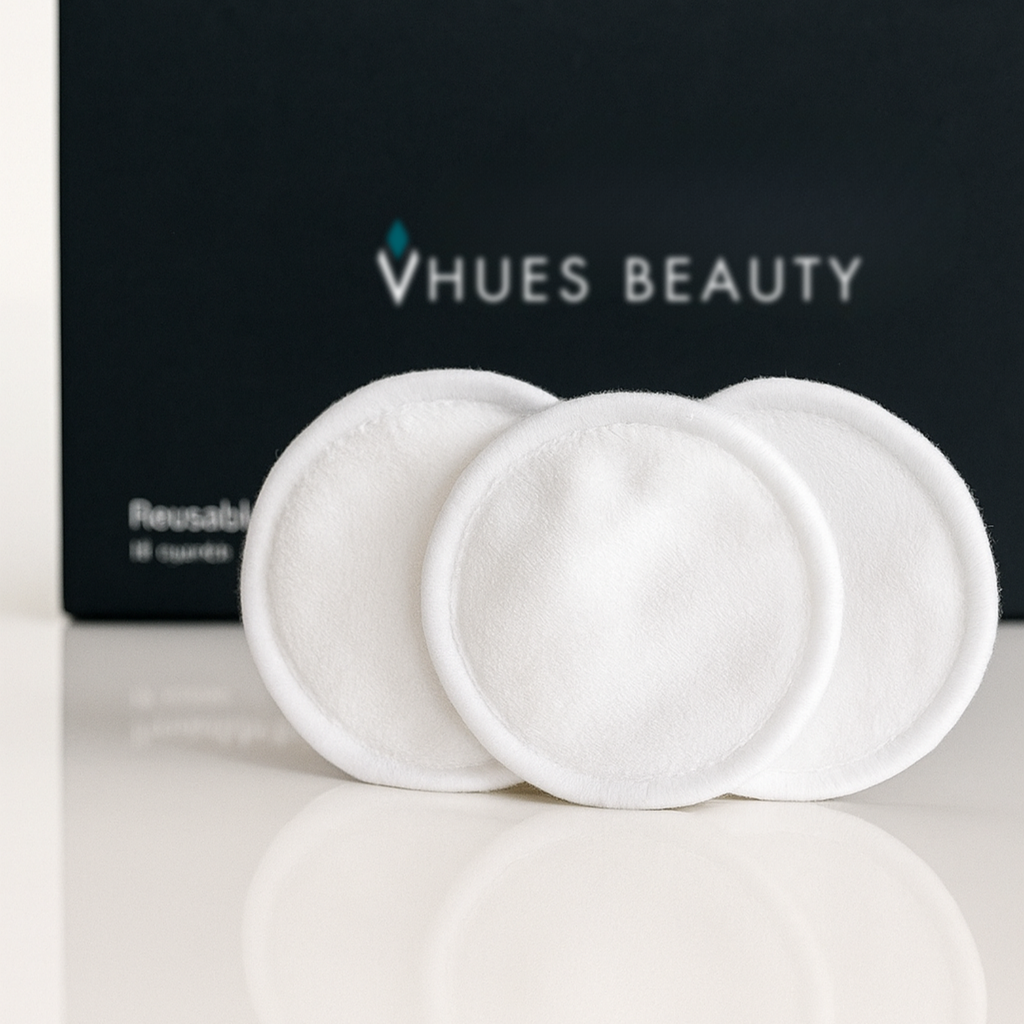 Disques de coton réutilisables en bambou VHUES — Paquet de 12