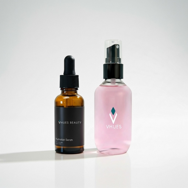 Hydration & Hold · Serum + Setting Spray