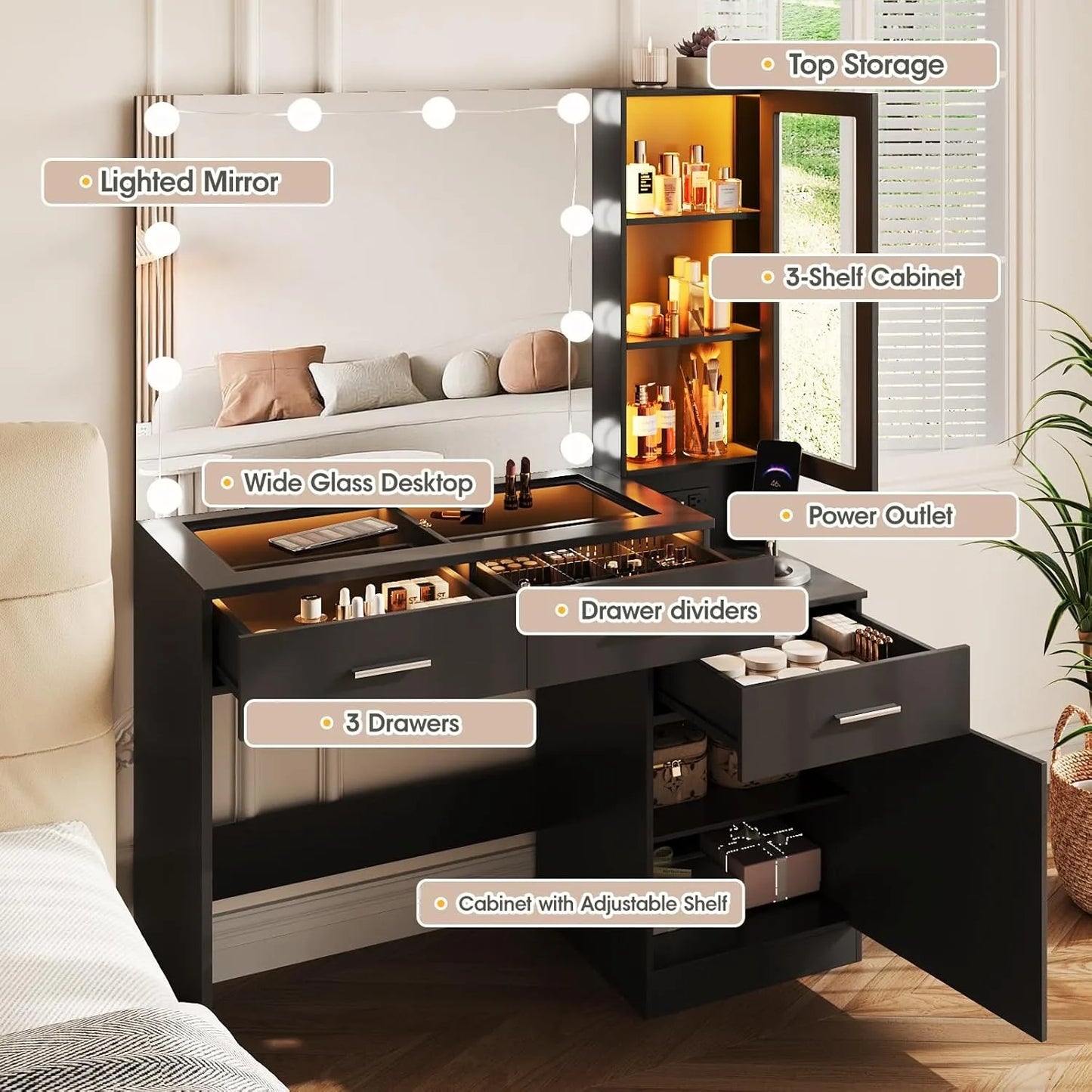 The Sensory Symphony Vanity