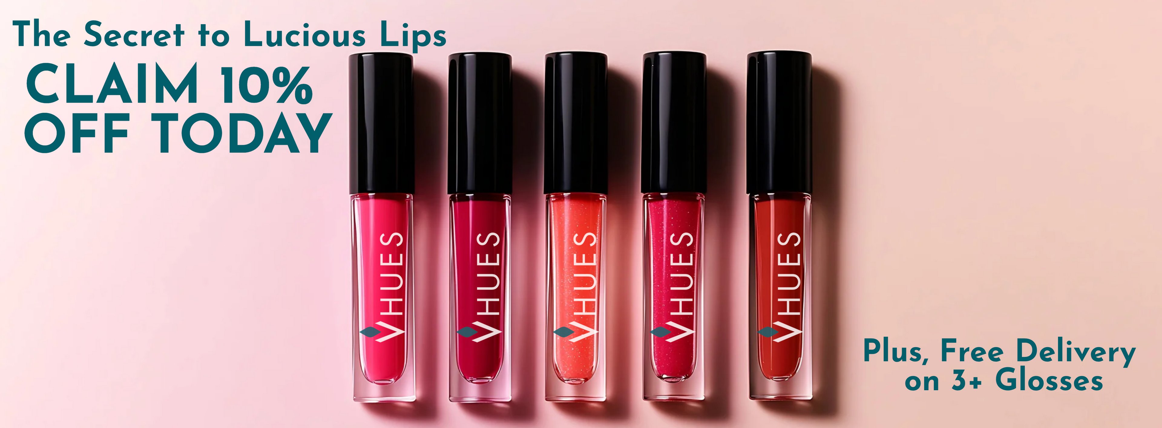 VHUES Lip Gloss - Coral