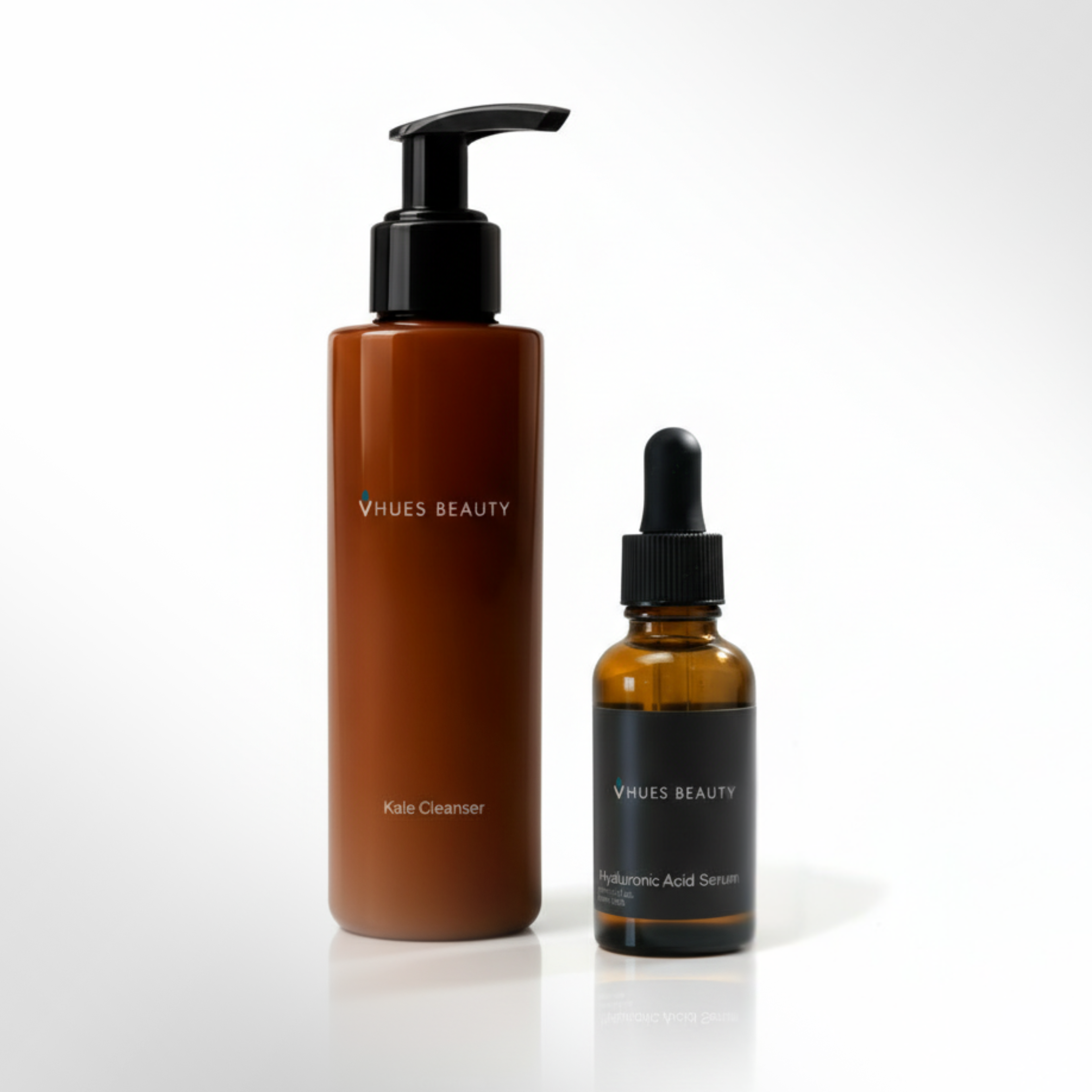 Essential Hyaluronic Pair · Kale Cleanser + Hyaluronic Serum