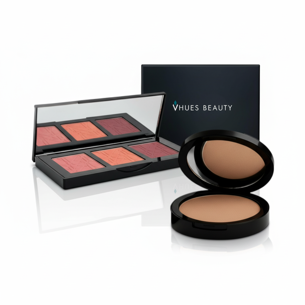 Dimensional Cheek Pair · Blush Palette + Luminizing Powder